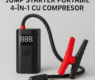 Compresor , jump starter, portabil auto pentru umflarea rapidă a anvelopelor