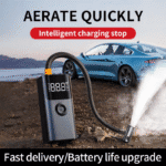 Jump Starter 4-în-1 12V cu Compresor Aer 150 PSI – Baterie 6000-10000 mAh, LED, Power Bank, Starter Auto Rapid